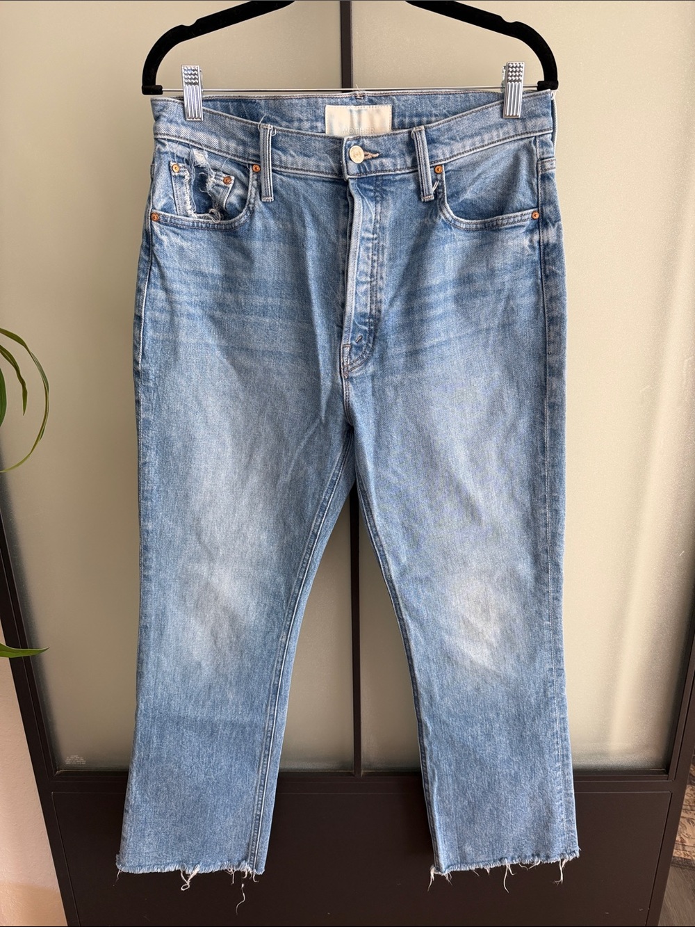 MOTHER Superior The Tripper Flood Straight Leg Jeans